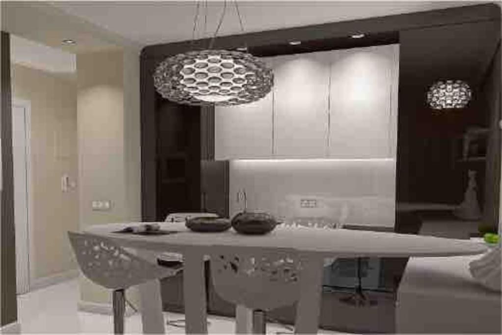 Family Modern Apartment 35M2-For Max 5 Persons Krasków Eksteriør bilde
